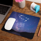 Tapis De Souris Gemini | Constellation Zodiaque personnalisée