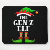 Tapis De Souris Gen Z Elf Matching Family Group Christmas Party Py (Devant)