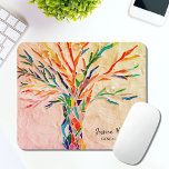 Tapis De Souris Genealogist Family Tree personnalisé<br><div class="desc">Genealogist Family Tree Personnalisé Souris Pad. Cette conception unique de l'arbre généalogique est idéale pour les personnes impliquées dans la généalogie. Le design original de Tree of Life a été réalisé en mosaïque à l'aide de petits fragments de verre aux couleurs vives. Personnalisez-le avec votre nom et votre profession. Pour...</div>