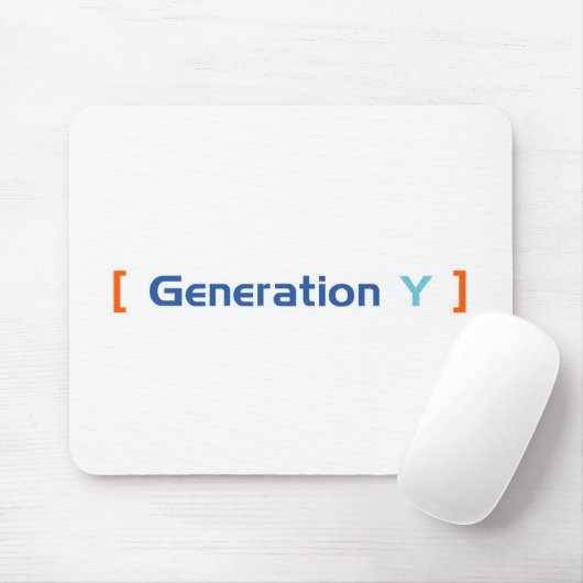 Tapis De Souris Génération Y (Avec souris)