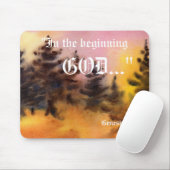 Tapis De Souris Genèse 1:1 Mousepad (Avec souris)