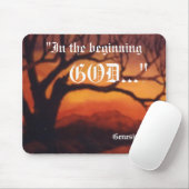 Tapis De Souris Genèse 1:1 Mousepad (Avec souris)