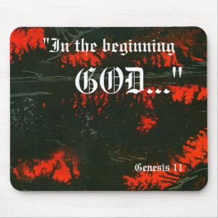 Tapis De Souris Genèse 1:1 Mousepad