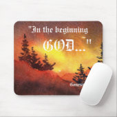 Tapis De Souris Genèse 1:1 Mousepad (Avec souris)