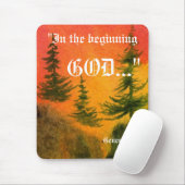 Tapis De Souris Genèse 1:1 Mousepad (Avec souris)