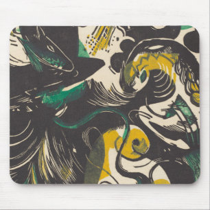 Tapis De Souris Genèse II Schopfungsgeschichte II de Franz Marc