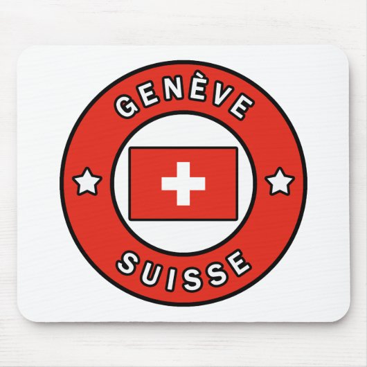 Tapis De Souris Genève Suisse (Devant)