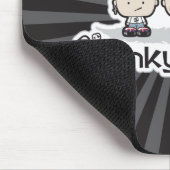 Tapis De Souris Génial-Punky Mousepad noir (Coin)