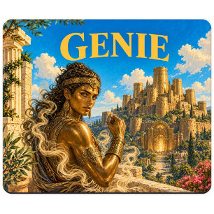 Tapis De Souris Génie, Monstre de Fantaisie Gothique