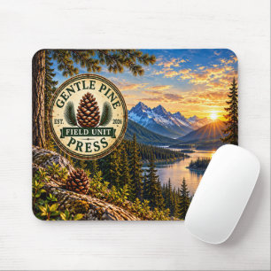 Tapis de souris Gentle Pine Press Field Unit Wilde