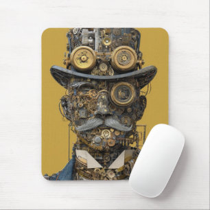 Tapis De Souris Gentleman Mécanique Steampunk
