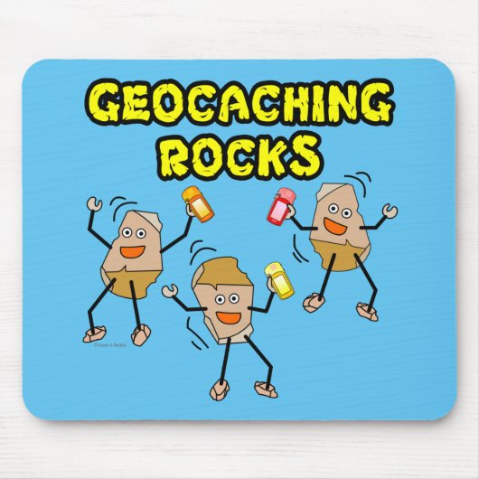 Tapis De Souris Géocaching Rocks (Devant)