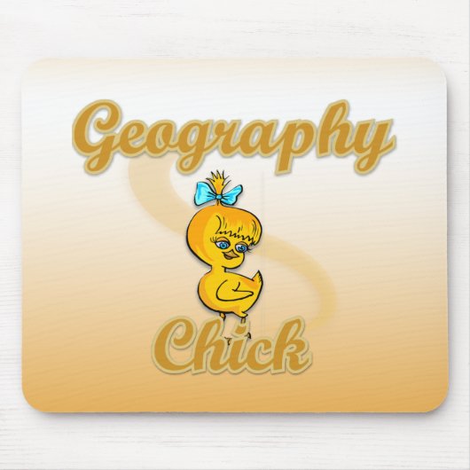 Tapis De Souris Géographie Chick (Devant)