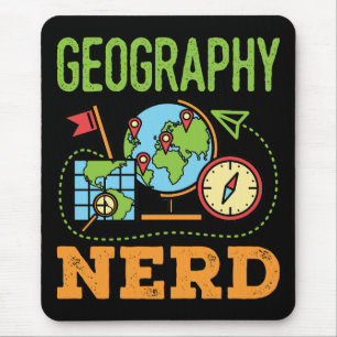 Tapis De Souris Géographie Nerd