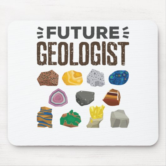 Tapis De Souris Géologie future Géologie Rocks Gems (Devant)