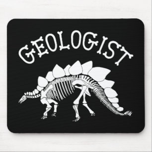 Tapis De Souris Géologue Mousepad (Stegosaurus)