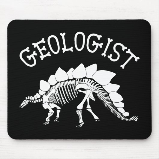 Tapis De Souris Géologue Mousepad (Stegosaurus) (Devant)
