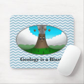 Tapis De Souris Geology est Blast ! Dessin animé volcano (Avec souris)