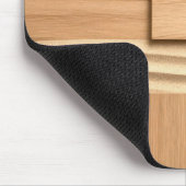 Tapis De Souris Geometric Wood On Sand Design (Coin)