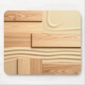 Tapis De Souris Geometric Wood On Sand Design (Devant)