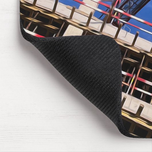 Tapis De Souris Géométrie dans l'air (Coin)