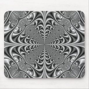 Tapis De Souris Géométrie gothique en Mousepad monochrome