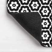 Tapis De Souris Géométrique 280514 (03) - Noir sur blanc (Coin)