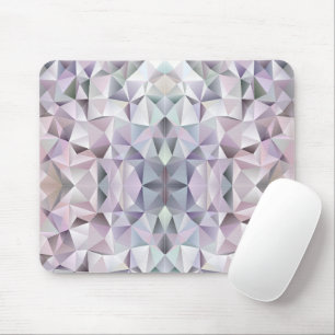 Tapis de souris géométrique abstrait avec une coul