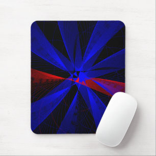 Tapis de souris géométrique abstrait couleur myrti
