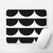 Tapis de souris géométrique d'en demi-cercle (Avec souris)