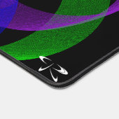 Tapis de souris géométrique hybride 2D 3D (Coin)