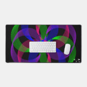 Tapis de souris géométrique hybride 2D 3D (Clavier et souris)