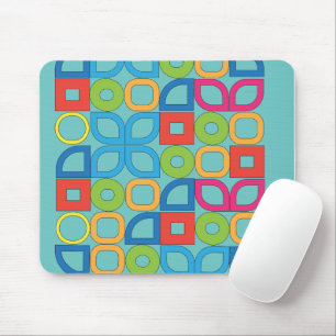 Tapis de souris géométrique moderne du milieu du s