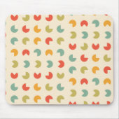 Tapis De Souris Géométrique rétro (Devant)