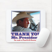 Tapis De Souris George Bush/Thank you! (Avec souris)
