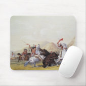 Tapis De Souris George Catlin - attaque de l'ours gris (Avec souris)