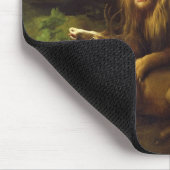 Tapis De Souris George Stubbs | un lion attaquant un mâle, c.1765 (Coin)