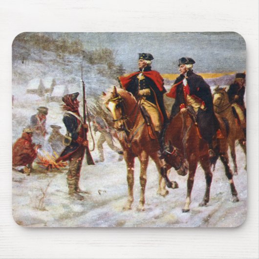 Tapis De Souris George Washington Lafayette Valley Forge Armée (Devant)