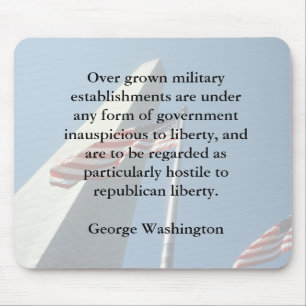 Tapis De Souris George Washington sur le Mousepad militaire