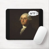 Tapis De Souris George Washington tournant dans sa tombe drôle (Avec souris)