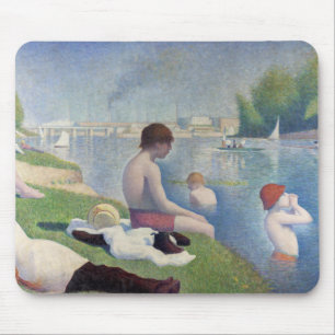 Tapis De Souris Georges Seurat - Baigneurs à Asnières
