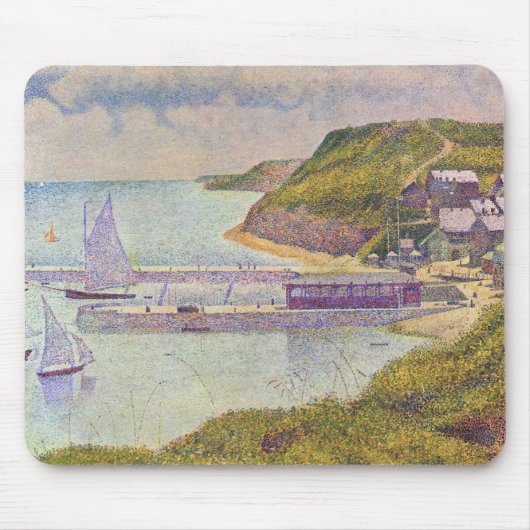 Tapis De Souris Georges Seurat - Port-en-Bessin à High Tide (Devant)
