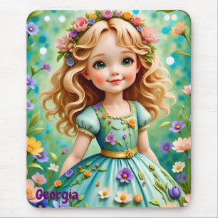 Tapis De Souris GÉORGIE ~ FILLE DOUCE ~ Robe Vintage ~ Pad de la s