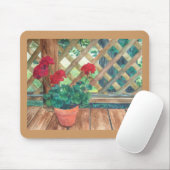 Tapis De Souris Géranium (jardinier) (Avec souris)