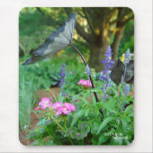 Tapis De Souris Géraniums Mousepad de fleurs (Devant)