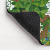 Tapis De Souris Géraniums rouges et blancs dans des pots 2013 (Coin)