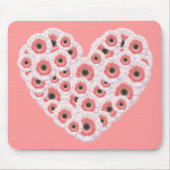 Tapis De Souris Gerber Daisy Heart (Devant)