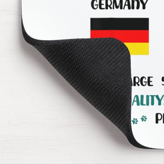 Tapis De Souris German Shepherd Origin Funny German Shepherd Lover (Coin)