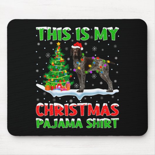 Tapis De Souris German Shorthaired Inter Dog This Is My Christmas (Devant)