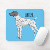 Tapis De Souris German Shorthred Pointer dog (Avec souris)
